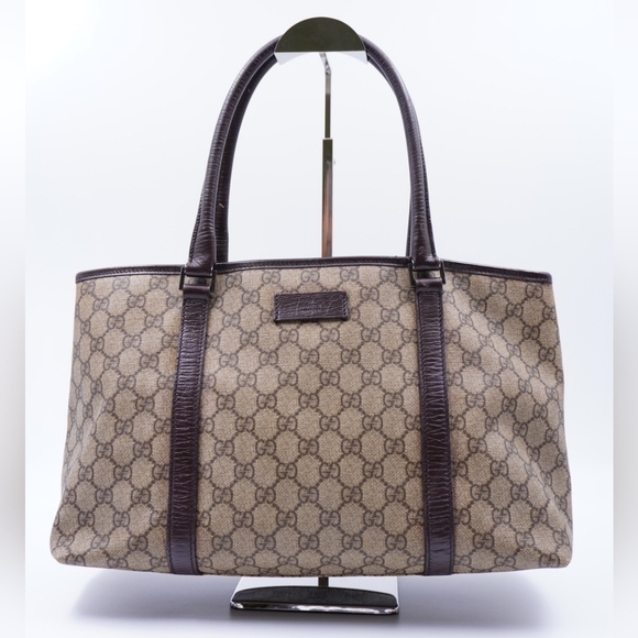 AK31❤️ Gucci GG Supreme Joy Coated Canvas Small Tote - Picture 1 of 14